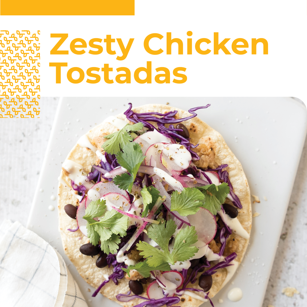 Zesty Chicken Tostadas Image