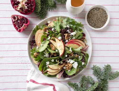 Mixed Greens with Apple and Goat Cheese