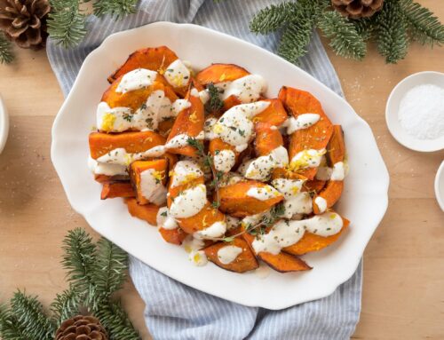 Roasted Squash with Lemon-Thyme Sauce